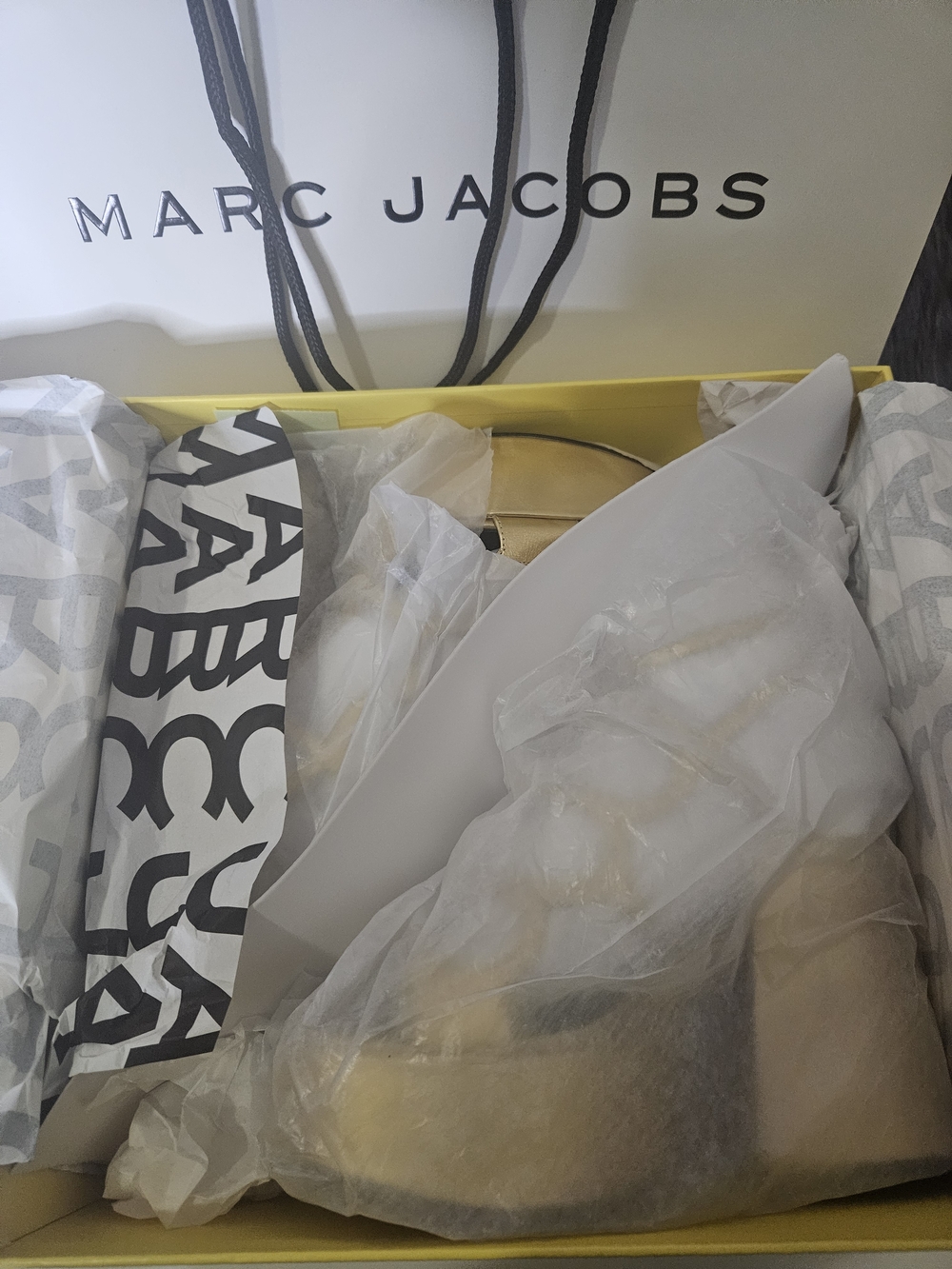 Marc Jacobs The Metallic Leather KiKi Platform Sandal EU 40 US 10 - Picture 12 of 13